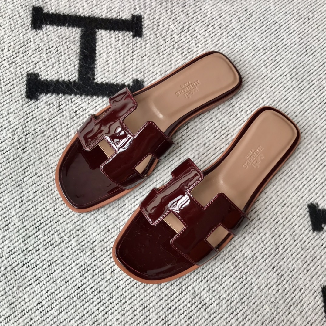 에르메스 올수공 오란 슬리퍼 샌들 페이던트 29